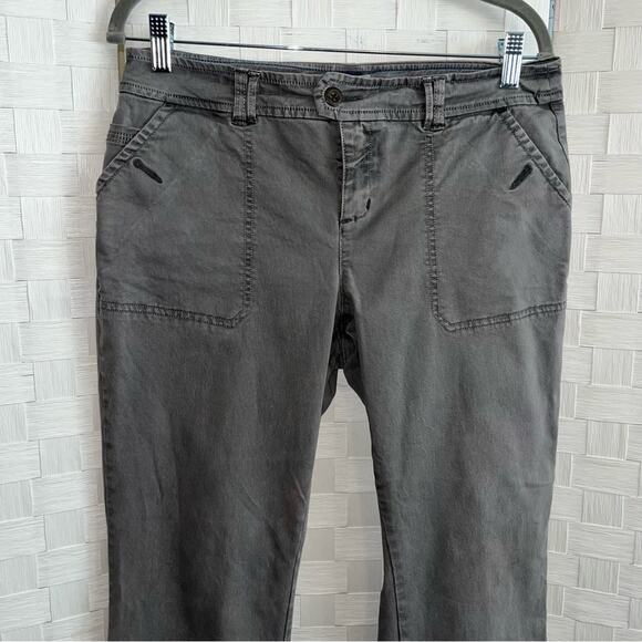 Sundance Womens Canvas Utility Cargo Pants Size 2 Straight Leg Boho Lagenlook - Picture 11 of 11